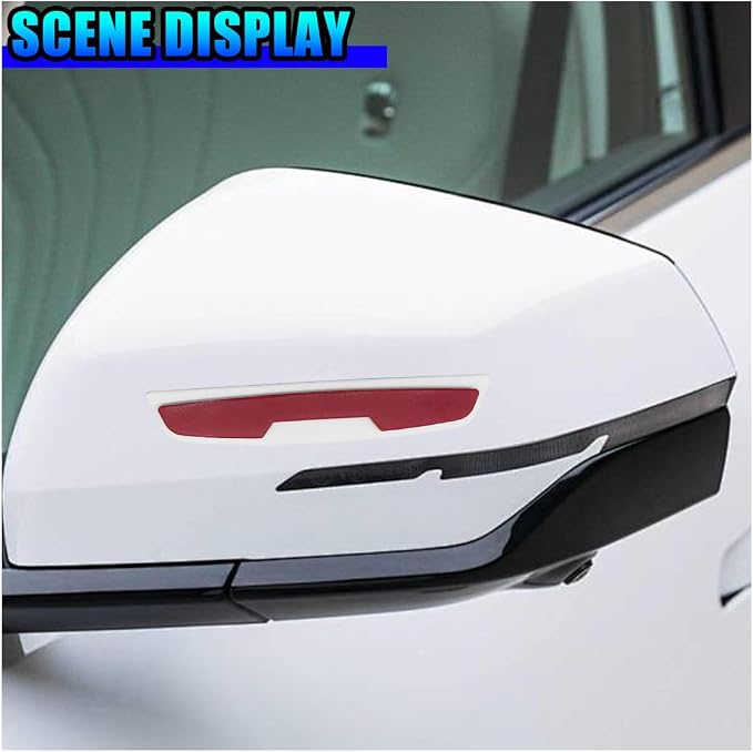 Craedli 4PCS Car Door Edge Guards Protector, Anti-Scratch Car Door Self Adhesive Anti-Collision Trim Strip Auto Side Door Protector, Universal Auto Body Bumper Guard for Cars SUV Truck (White&Red)
