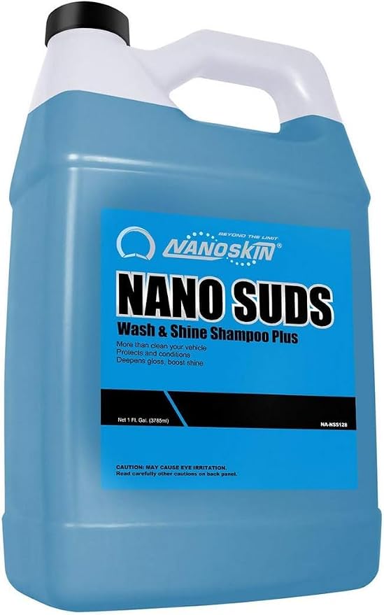 NANO SUDS Foaming Car Wash Shampoo 1 Gallon - Works with Foam Cannon, Foam Gun, Bucket Washes, Car Soap for Pressure Washer | Safe for Cars Trucks, Motorcycles, RVs & More | Fruity Scented