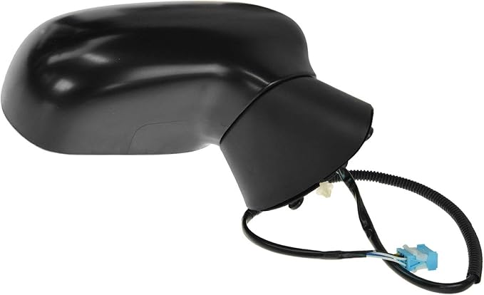 Passenger Side Mirror Assembly Electric Adjustment Heated No Memory Black Compatible with 2007-2011 Honda Civic HO1321243 HO1321260