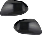 Driver & Passenger Side Power Mirror Set Paint to Match Smooth Black Without Heat Compatible with 2013-2016 Hyundai Santa Fe HY1320205 HY1321205