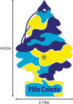 Car Air Freshener | Hanging Tree Provides Long Lasting Scent for Auto and Home | 24 Air Fresheners |Piña Colada