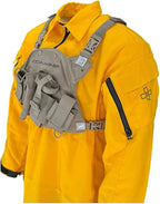 RCP-1 Pro Radio Chest Harness for 2 Way Radio & Electronics | Search and Rescue, Ski Patrol, Emergency Response - Desert Tan