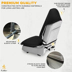 Car Seat Cover Sweat Towel – Waterproof Universal Seat Protector for Gym, Workout, Swimming, Camping & Dog Travel – Washable Car Seat Cover for Cars, Trucks, SUVs & Vans – Black 29" x 55.5"