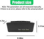Car Door Organizer, Multifunctional Large Capacity Hanging Car Coin Holder, Universal Mini Auto Interior Storage Box Accessories for Keys, Phones, Sunglasses, Cards (1PC)