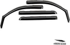 Voron Glass in-Channel Extra Durable Rain Guards for Trucks GMC Sierra 2500HD/3500HD 2015-2019 Crew Cab, Window Deflectors, Vent Window Visors, 4 Pieces - 200445