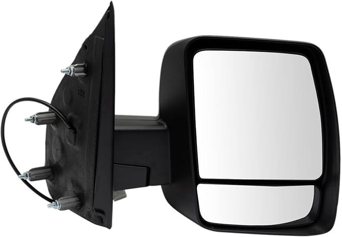 Driver and Passenger Side Mirror Assembly Set Power Textured Black Compatible with 2012-2021 Nissan NV2500 2012-2021 Nissan NV3500