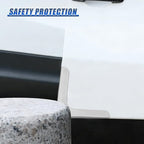 Craedli 4PCS Car Door Corner Edge Guards, Anti-Collision Auto Side Door Edge Trim Sticker, Universal Self-Adhesive Anti-Rub Vehicle Exterior Protector Decoration for SUV Pickup Truck (White)
