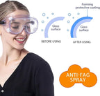Anti Fog Spray 60ml/30ml Spectacle Lens Anti-Fog Spray Car Windshield Window Rainy Weather Defogging Spray Cleaning Spray for Mirrors Glass