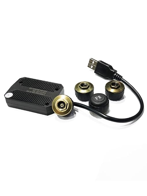 AC-UTP1 USB TPMS Tyre Pressure Monitoring Sensors System Specified for A5,A6,S8,X10,V10,P9,P10 Android Car Stereo Models (sensors Outside)
