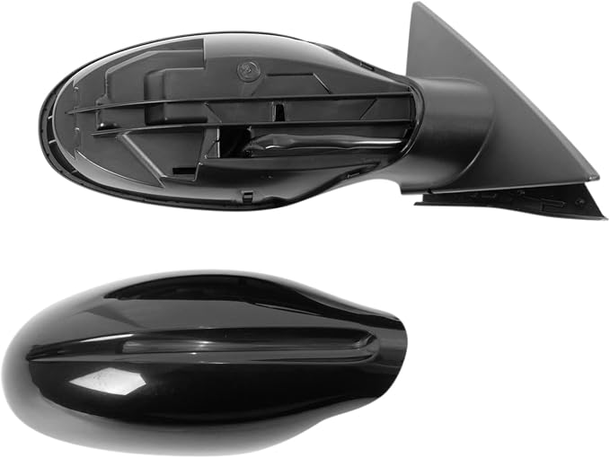 Passenger Side Mirror Assembly Electric Adjustment Heated No Memory Black Compatible with 2002-2004 Nissan Altima S SE SL NI1320141 NI1320150