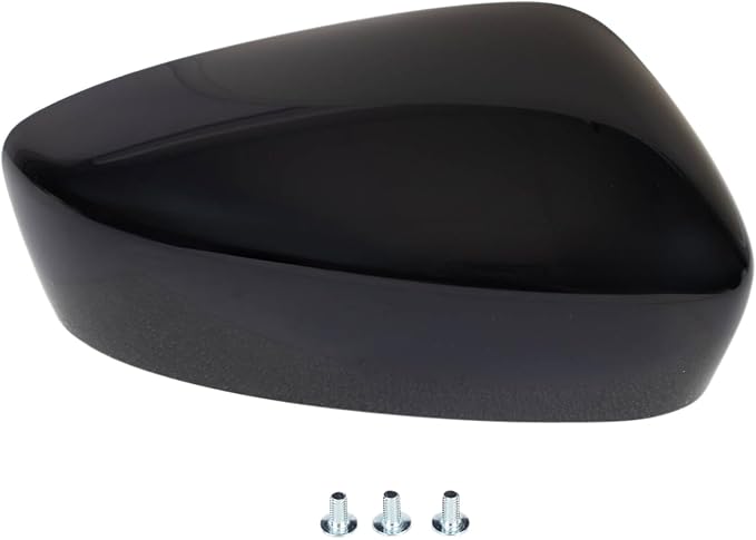 Passenger Side Mirror Assembly Power Heated Turn Signal Foldaway Smooth Black Paint to Match Compatible with 2017-2020 Mazda 6