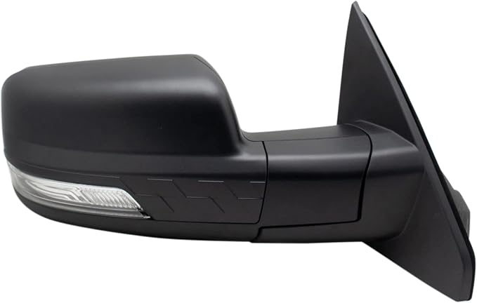 Passenger Side Mirror Power Heated Turn Signal Blind Spot Indicator Puddle Light Power Folding Textured Black Compatible with 2019-2022 Ram 1500 CH1321473
