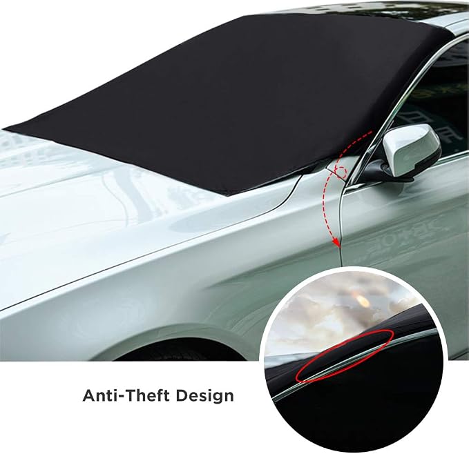 Sun Protector for Car Windshield, (82 x 47 inches) Automotive Exterior Accessories Windshield Cover Snow Ice Hail Protector Car Cover Oxford Fabric Heat & Sag-Proof Windshield Frost Cover
