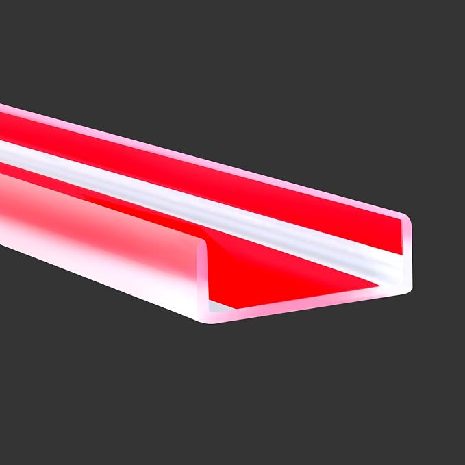 Clear Rubber Edge Trim, Self-Adhesive House Door Edge Guard, Flexible U Shaped Edge Banding, Peel and Stick 1-3/8"(35mm) Wide Size U Shaped Protector, Baby Proof Guards for Plywood, Furniture, 20Ft