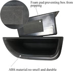 Black Front Row Door Side Storage Box Handle Pocket Armrest Phone Container Fits on Mercedes Benz E Class E350 E400 E500 E63 AMG W212 2010 2011 2012 2013 2014 2015