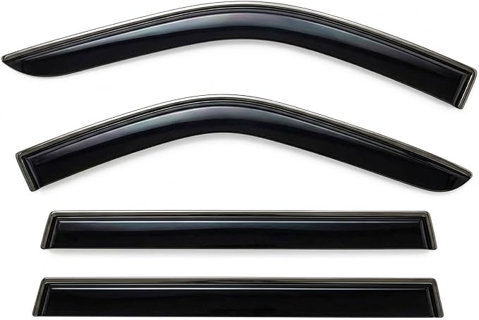 2023-2026 Tape-On Rain Guards for Honda CR-V Side Window Visor Deflectors LX EX EX-L Sport Hybrid Sport Touring Durable Vent Shades CRV 2024