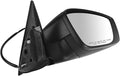 Passenger Side Mirror Assembly Electric Adjustment Heated No Memory Textured Compatible with 2012-2018 Volkswagen Beetle VW1321148 VW1321149