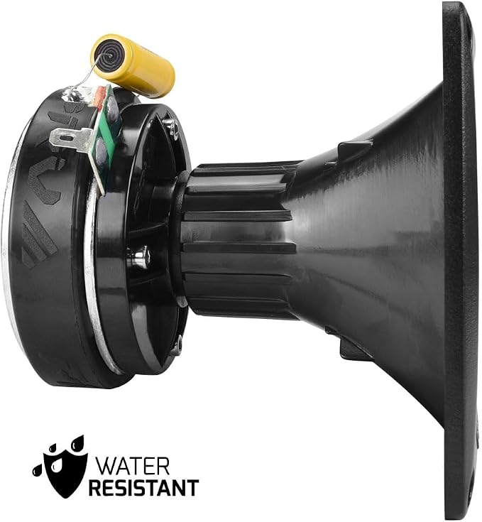 2X WG175Ph 1" Exit Compression Driver, 150 Watts 8 Ohm with Compact Waveguide, 108dB Tweeter Driver + Horn Combo - High Frequency Driver (2 Horn Drivers) Bundle 300 Watts