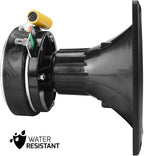 2X WG175Ph 1" Exit Compression Driver, 150 Watts 8 Ohm with Compact Waveguide, 108dB Tweeter Driver + Horn Combo - High Frequency Driver (2 Horn Drivers) Bundle 300 Watts