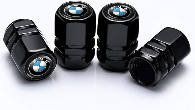 Car Keychain and Car Tire Valve Stem Caps Combo Compatible with BMW 1 3 5 6 Series X1 X3 X7 X5 X6 Z4 7 M Keyring for Men and Women Family Present Car Accessories