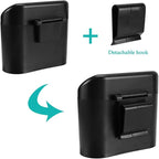 Car Trash Can with Lid, Mini Auto Dustbin Garbage Organizer with 30 Pcs Plastic Trash Bag, Automotive Garbage Container Bin for Vehicle, Home, Office