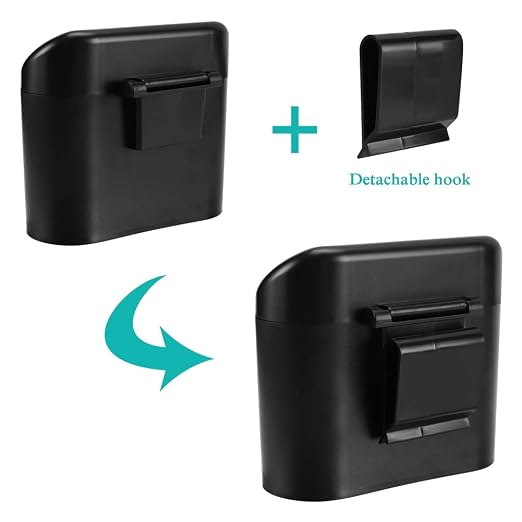 2 Pack Car Trash Can with Lid, Mini Auto Dustbin, Leakproof Vehicle Garbage Bin with 90pcs Trash Bags, Multipurpose Interior Accessories Storage Container Cute Garbage Bin for Car, Office, Home