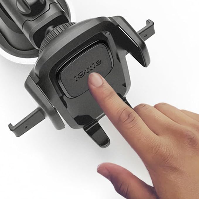 Easy One Touch Classic Dash & Windshield Universal Car Mount Phone Holder Desk Stand for iPhone, Samsung, LG, Moto and other Smartphones