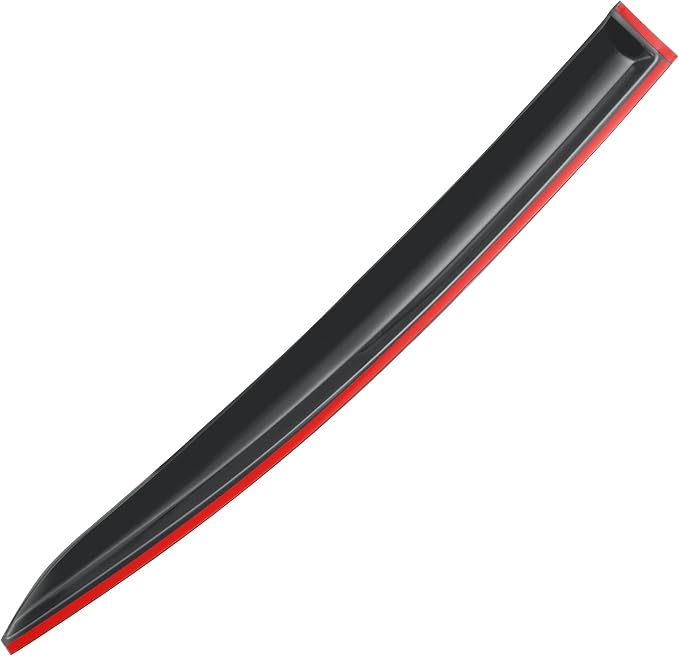 4Pcs Set Tape-On Rain Guards Window Visors for Acura TL Sedan 2009-2014 Window Deflectors Black