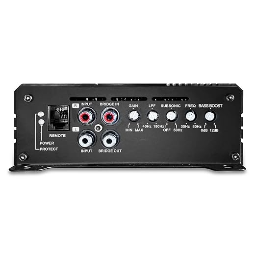 CT Sounds CT-1000.1D Compact Class D Car Audio Monoblock Amplifier, 1000 Watts RMS