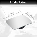 ZIMISI Rectangle Blind Spot Car Mirror, 2.5" HD Glass Wide Angle Convex Mirror with Adjustable Stick, 360 Degree Frameless Rear View Mirrors for Car, SUV,Truck (Rectangular)