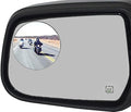 Blind Spot Mirror, 3" Aluminum Frame Round HD Glass Convex Wide Angle Rear View Mirror For All Universal Vehicles Car Suv Truck