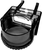 YoRise Air Vent Cup Holder for Car, Multifunctional Water Bottle Bracket with Mounting Clips, Car Air Conditioner Vent Drink Cup Holder Expander, Fit for Most Cars with Horizontal Blade Vents (Black)