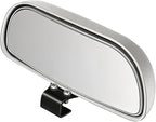 Car Blind Spot Mirror, Adjustable HD Clear Glass Convex Rectangle Side Rear View Mirror, Wide Angle Auto Blindspot Rearview Accessories for Driving Safe, Universal for SUV Van Truck (Silver)