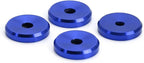 4pcs Sports Blue Aluminum Decorative Door Lock Indicator Light Cap Covers Compatible with Porsche Cayenne Panamera Macan
