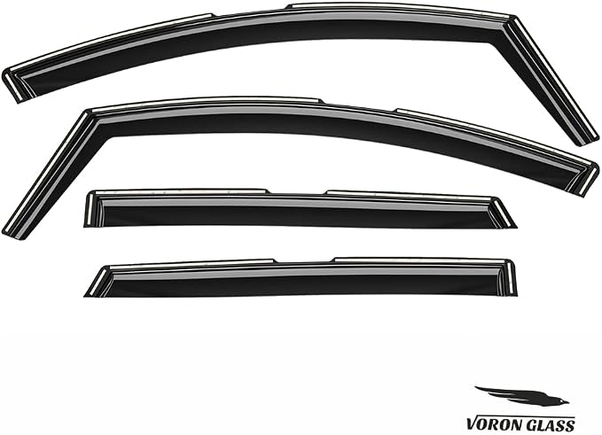 Voron Glass in-Channel Extra Durable Rain Guards for Kia Sportage 2023-2026, Window Deflectors, Vent Window Visors, 4 Pieces - 200816