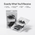 Carbon Fiber Car Seat Headrest Hooks, 4 Pack Car Back Seat Organizer Hooks for Handbags, Purses, Groceries, Coats and Accessories, Universal Vehicle Storage Hanger Hooks for Cars, SUVs and Trucks