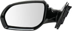 Driver & Passenger Side Power Heated Mirror Set Paint to Match Smooth Black Compatible with 2013-2016 Hyundai Santa Fe HY1320206 HY1321206
