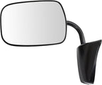 Driver or Passenger Side Mirror Manual Folding Manual Adjustment Black Compatible with 1973-1974 Chevrolet Blazer 1987-1988, 1973-1986 C10 C20 C30 K10 K20 1977-1986 K30 1975-1986 K58 Blazer
