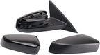 Passenger Side Mirror Assembly Power Paint to Match Textured Non Foldaway Compatible with 2011-2012 Ford Mustang