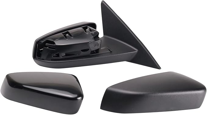 Passenger Side Mirror Assembly Power Paint to Match Textured Non Foldaway Compatible with 2011-2012 Ford Mustang