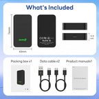 5.0 Wireless CarPlay/Android Auto Adapter USB for Factory Wired Cars (Model Year: 2015 to 2026), Convert Wired Apple CarPlay & Android Auto to Wireless Dongle, Fit in-Dash Navigation