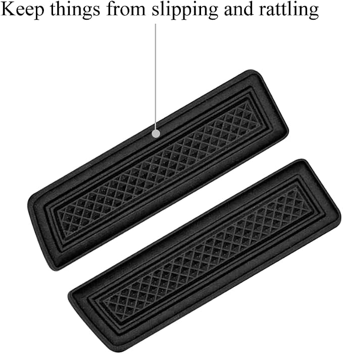 Front Row Door Side Storage Box Compatible with Ford Edge 2015-2025 Armrest Phone Container Door Organizer Handle Pocket ABS Tray Insert Glove Pallet