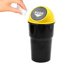 Cup Holder Trash Can, Leakproof Car Trash Can with Lid, Trash Bin for Car Accessories, Mini Garbage Bin Organizer for Automotive Office Home Kitchen, Applicable to Women and Men