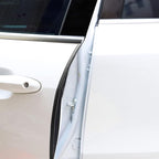 U Shape Rubber Seal Car Edge Trim, Automotive Door Protector, No Glue Required, Universal for Most Cars, Black/10FT