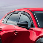 Voron Glass in-Channel Extra Durable Rain Guards for Mazda CX-30 2020-2026, Window Deflectors, Vent Window Visors, 4 Pieces - 201235