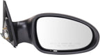 Passenger Side Mirror Assembly Electric Adjustment Non-Heated No Memory Black Compatible with 2002-2004 Nissan Altima S SE SL
