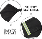 2Pcs Wiper Blade Protectors, 25.5x3.9in Polyester Car Windshield Wiper Covers, 210D Waterproof Rain and Bird Droppings RV Windshield Cover for Cars SUVs and Trucks