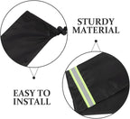 4Pcs Wiper Protectors, 25.5x3.9in Polyester Car Windshield Wiper Cover, 210D Waterproof Rain and Bird Droppings RV Wiper Guards for Cars SUVs and Trucks