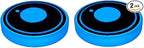 Mandark LED Car Cup Holder Lights, 2PCS Waterproof 7 Colors Changing Vehicle USB Charging Coaster Pad, Auto Interior Atmosphere Lamp Cup Mat Accessories, Universal for SUV Sedan Truck (Planet)