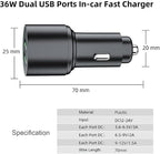Multi Car Retractable Backseat 3 in 1 Car Charging Station Box Compatible with All Phones | iPhone | Samsung | Uber Taxi Lyft Turo Ride Share Customer Charging Dock Attach to Headrest